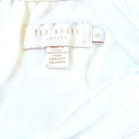 Ted Baker White Silk Blouse - Picture 13 of 13